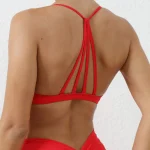 Soutien-gorge de sport haut de sport femme vêtements de sport 2025 vêtements de fitness vêtements de yoga vêtements de sport rouge noir marine blanc café armée vert bleu