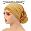turban instantané en velours élastique doux, casquette intérieure hijabs, chapeau musulman, mode foulard pour femmes, couleur unie, bonnet hijab pour femmes