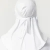 turban musulman en coton pour femme, couverture complète, casquettes islamiques, sous écharpe intérieure, casquette hijab pour femme, écharpe de sauna, long châle, bonnet à col rond