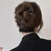 bâtonnets de cheveux en perles, épingle à cheveux en forme de u pour femme, tête de boulette de viande, pinces à chignon, épingle à cheveux chinoise, accessoires pour cheveux de style