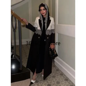 Eid femmes Abaya écharpe dentelle dubaï femmes Robe ouverte Abaya musulman Islam fête arabe longue Robe maroc Caftan Jalabiya Ramadan 2025 Eid femmes Abaya écharpe dentelle dubaï femmes Robe ouverte Abaya musulman Islam fête arabe longue Robe maroc Caftan Jalabiya Ramadan 2025