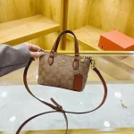 2025 Sac messager vintage chic pour femme – Sac à main à bandoulière en cuir de haute qualité avec style de créateur de luxe minimaliste moderne