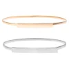 joenvironfor ceinture élastique en or pour femmes, ceinture en métal argenté, simple et polyvalente, ceinture de jupe