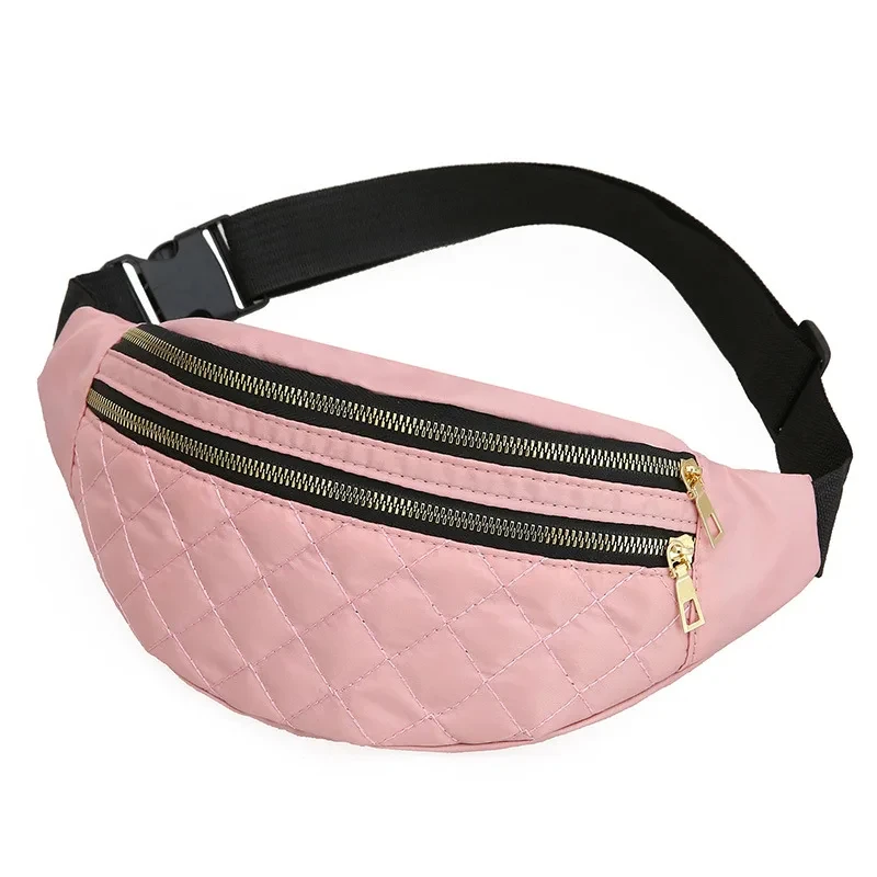 sac de taille femmes hommes poche étanche mode sac à main de poitrine décontracté unisexe sport voyage sac à main plaid taille pack sacs de ventre étui