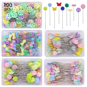 100 pièces épingles de couture broderie Patchwork broches couture broderie Quilting outils aiguille couture bricolage couture accessoires outils