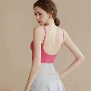 Soutien-gorge de sport respirant pour femmes, haut de fitness, soutien-gorge de sport push-up, soutien-gorge de yoga, sous-vêtements de course, vêtements de sport