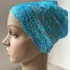 foulard de tête musulman pour femmes, sous écharpe en dentelle, couverture hijab extensible, couvre chef, casquette, châle, écharpe islamique, bandeau intérieur, bonnet