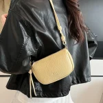 Le sac à bandoulière pour femme est à la mode, polyvalent, couleur unie, design exquis, les déplacements quotidiens, sac à bandoulière décontracté