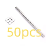 Aimants Super puissants à disque puissant, 50 pièces, pour réfrigérateur, bricolage, construction, scientifique, artisanat, éducation