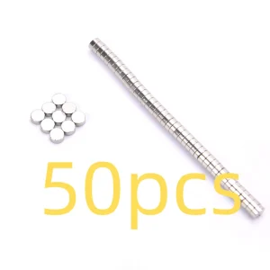 Aimants Super puissants à disque puissant, 50 pièces, pour réfrigérateur, bricolage, construction, scientifique, artisanat, éducation
