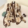 luxe coupe vent protection solaire florale hijab multi fonctionnel châle respirant foulard pour les femmes 180x75 cm élégant doux châle