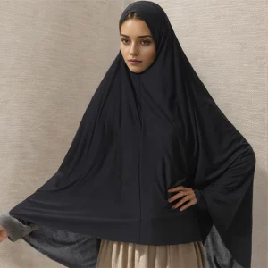 Longue écharpe de prière islamique pour femme, tiens imar élégant, Ramadan islamique modeste, Hijab en jersey doux et léger, Amira Abaya Jilbab, 130x95cm