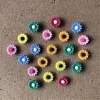 h3ca 20 / 30pcs flower puss pins pour planche liège decorative thumb tacks drawing épingles