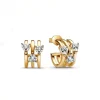 boucles d'oreilles à pendentif en argent pur 925% pour femmes, bijoux luxueux à la mode, adaptés aux fêtes de mariage, de haute qualité, originaux