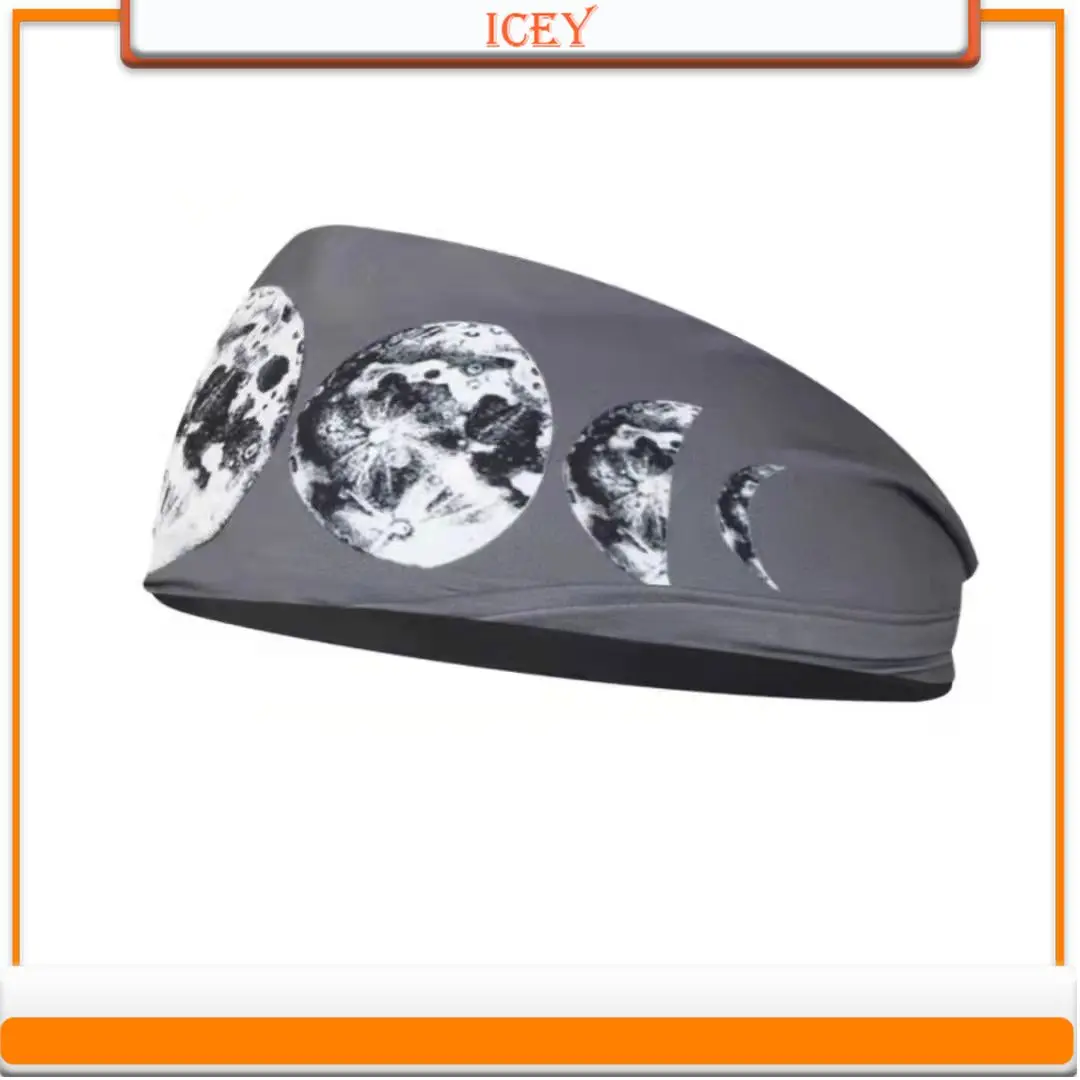 hijab dames cyclisme nouvelle impression été fitness sport extensible multifonctionnel bandeau