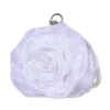 pochette de mariage en soie pour femmes avec fleur de camélia, sac de soirée de mariée élégant pour bal de mariage, sac à main vintage