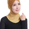 niqab hijab femmes musulmanes couleur unie extensible foulard enveloppement turban islamique sous écharpe bonnet aérien chapeaux casquette intérieure ninja
