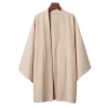 cardigan à manches longues pour hommes, couleur unie, chemise kimono longue, vêtements traditionnels asiatiques, yukata haori, manteau, 6 couleurs, kimono japonais