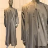 manches longues aman abaya 1 pièce jubba thobe pour hommes caftan pakistan musulman arabie saoudite djellaba islam vêtements robe de prière afghan