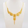 bijoux indiens de luxe, boucles d'oreilles, collier, ensembles de bijoux pour femmes, couleur or dubaï, cadeaux de fête de mariage africain et arabe
