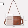 sac à main en cuir pu pour femme, sac à bandoulière vintage, sacs initiés à la mode, design de luxe, nouvelle tendance