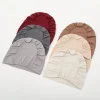 casquettes hijab musulmanes de qualité supérieure, en coton, solide, artificiel astique, bonnet, turban, fermé, sous Écharpe, pour femme, nouvelle collection