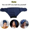 chapeau turban vintage français pour femme, bandeau de sauna bandana pour femme, couvre cheveux pour femme, enveloppes de tête pour femme, écharpe de sauna musulmane, bonnet, mode