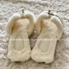pantoufles en fourrure élégantes pour femmes, chaussures plates chaudes et moelleuses, sandales d'intérieur pour la maison, chaussures haut de gamme, nouvelle mode, 2025