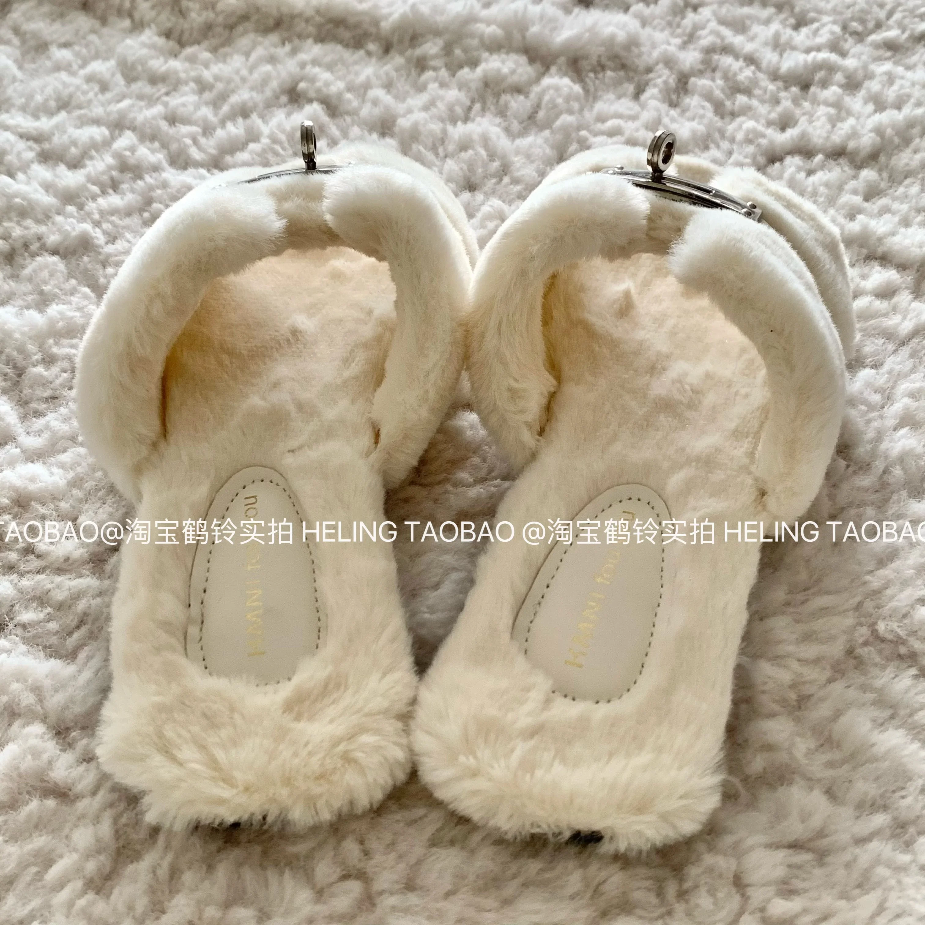 Pantoufles en fourrure élégantes pour femmes, chaussures plates chaudes et moelleuses, sandales d'intérieur pour la maison, chaussures haut de gamme, nouvelle mode, 2025