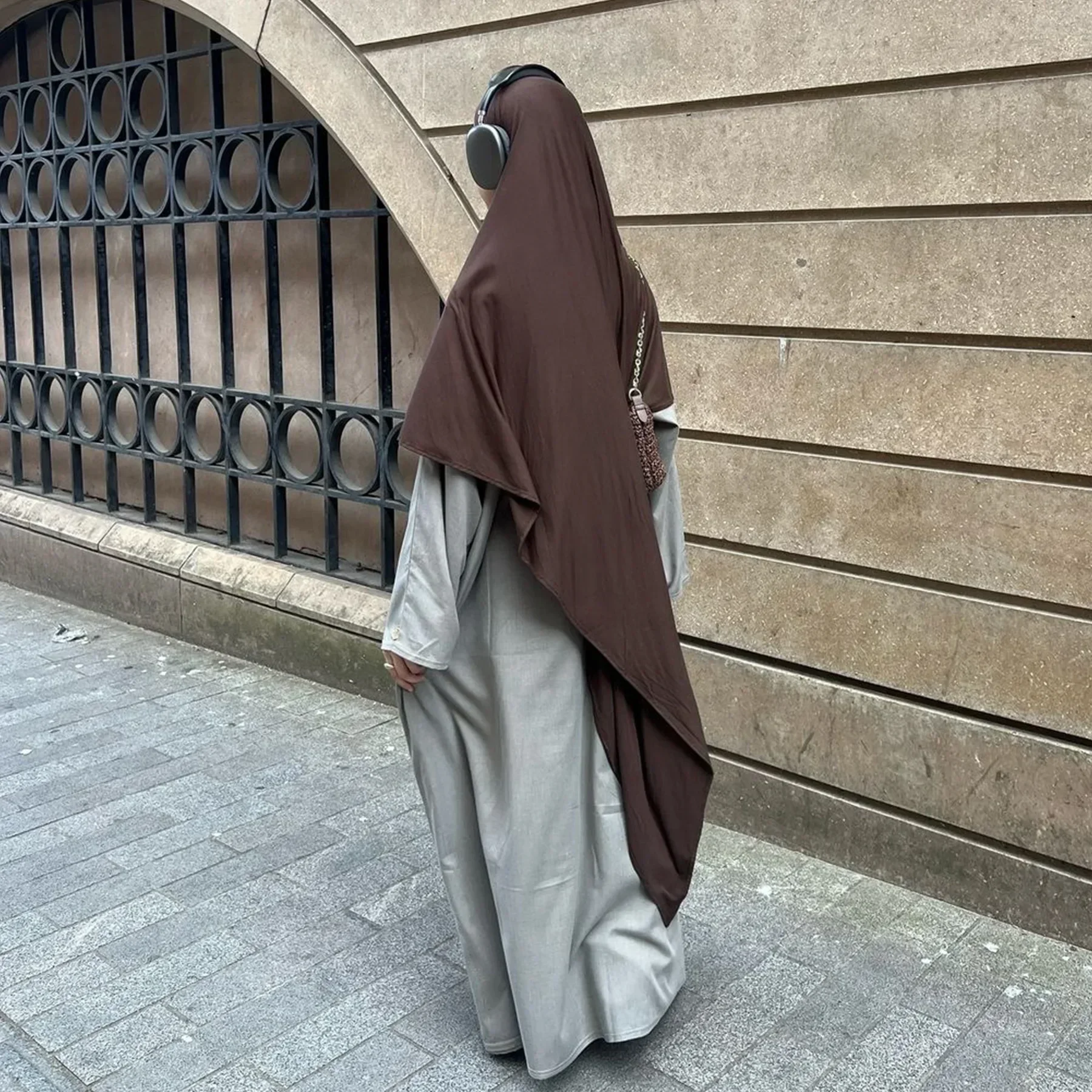 ramadan eid extra long jersey khimar hijab écharpe vêtements de prière musulmane islamique jilbab khimars pour les femmes abaya hijabs voile niqab