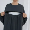 2025 oem nouveau design maman allaitement abaya grande taille femmes abaya robes modestes robe longue musulmane femmes vêtements islamiques