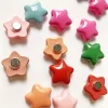 aimants de réfrigérateur 10 étoiles matériau plastique, mini aimant de réfrigérateur mignon pour la décoration de la maison, dossier de messages photo