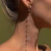 collier goutte d'eau boucles d'oreilles goutte de pluie résine glace clair goutte de rosée bijoux goutte d'eau cristal femmes accessoires élégants nouveau