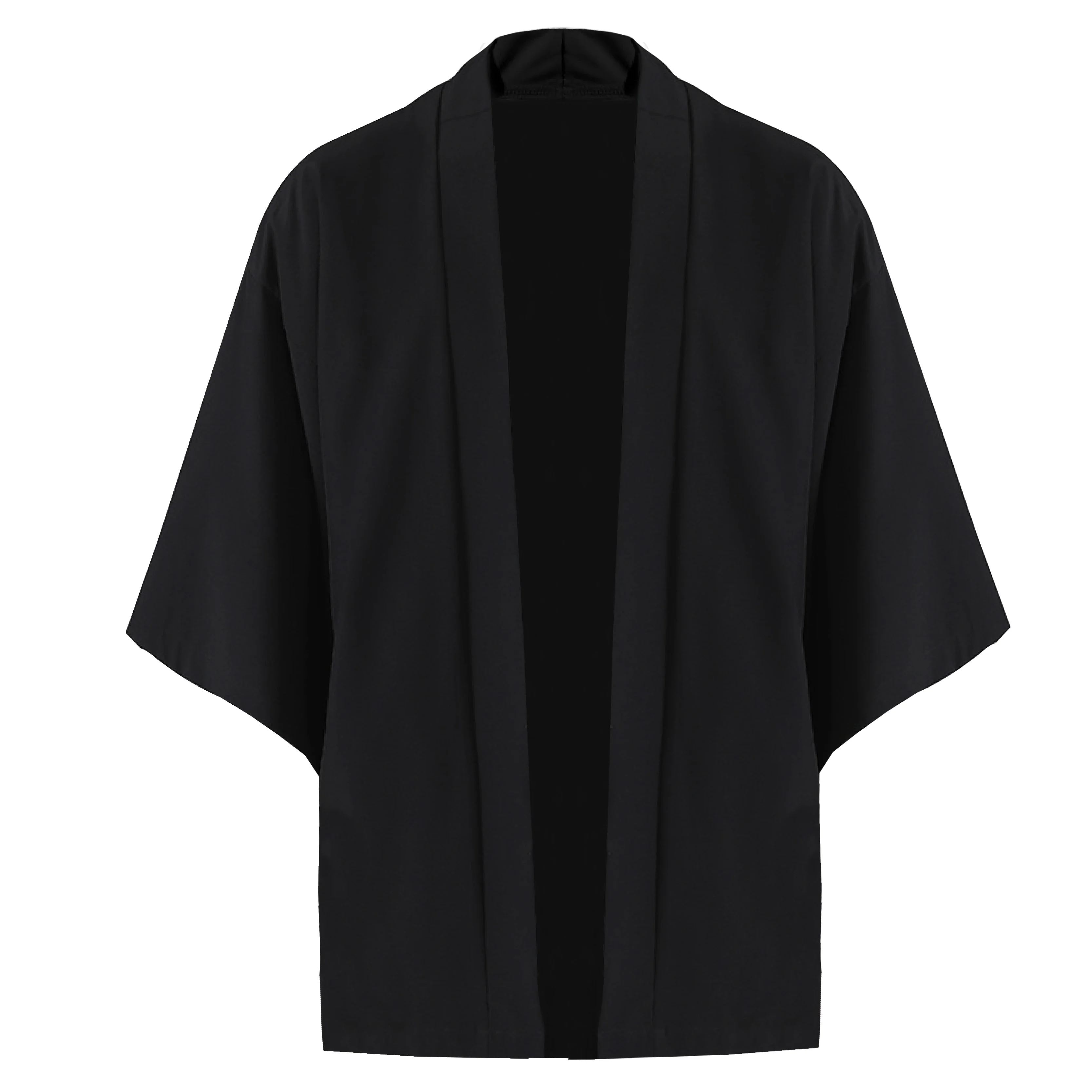 Kimono hommes cape Kimono Para Hombre manteau noir cape blanche chemise de plage été Haori hommes unisexe samouraï vêtements hommes japonais