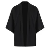 chemise kimono pour hommes, vêtements de style japonais traditionnel, cardigan ouvert sur le devant, manches 3/4, manteau yukata, chemises de plage décontractées haori