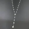 collier de perles d'amour pour femmes, bracelet léger et polyvalent de luxe, boucles d'oreilles haut de gamme, ensemble de bijoux