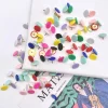 100 pièces couleur punaises décoratives multi fonctionnelles à tête plate punaises décoration murale punaises photo broche bureau école
