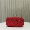 nouvelles dames brillant luxe strass pochettes mariage/bal/anniversaire fête soirée sac à main élégant vert foncé banquet sac à main