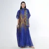 2025 été nouveau décontracté élégant rétro style bohème jupe longue malaisie robes amples musulman abaya automne robe d'été