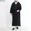 Abaya-Robe à capuche style ethnique pour homme musulman, vêtement arabe islamique, chemise décontractée, thobe jubba, dubaï Abaya-Robe à capuche style ethnique pour homme musulman, vêtement arabe islamique, chemise décontractée, thobe jubba, dubaï