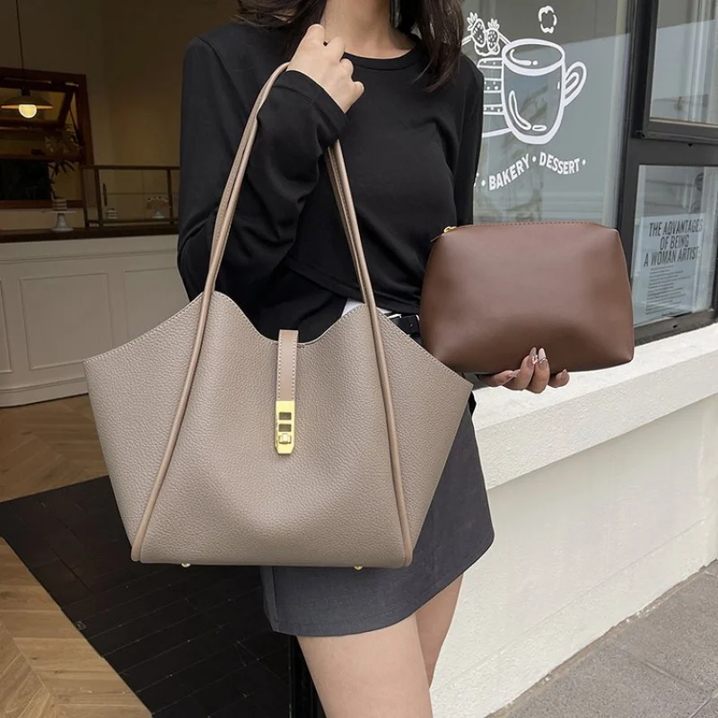 Sac à bandoulière en cuir élégant pour femmes de marque de luxe, sac à main à bandoulière classique de célèbre styliste, populaire