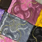 2025 pas cher luxe écharpe enveloppement Voile Hijab broderie dentelle qualité coton Hijabs femmes musulmanes voile vêtements avec strass