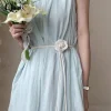 bohemian floral waist rope for women white belt with small charming style charming style high end dress waisto