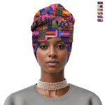 Nouveau motif africain foulard Bonnet femmes musulmanes Turban Hijab casquettes écharpe islamique Turban Bonnet dames enveloppe africaine foulards