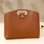 Sac fourre-tout élégant en PU pour documents de bureau, couleur unie, sac de fichiers de grande capacité, sac à main pour ordinateur portable, porte-documents pour femmes