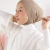 hijab instantané pour femmes musulmanes, avec bretelles, bonnet en jersey doux, cravate au dos, casquette intérieure, turban solide et extensible, bandeau eid