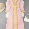 robe de prière du moyen orient pour filles, abaya musulmane à capuche, robes arabes modestes islamiques, tenue de dubaï, caftan