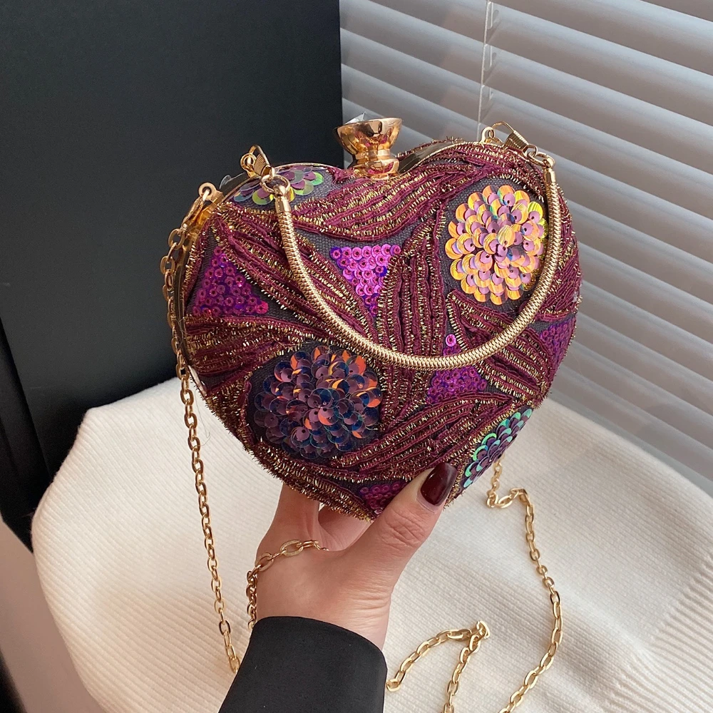 Pochettes de luxe en or pour femmes, sacs de fête, sac à main de soirée de styliste, sac à bandoulière, nouveau sac à main pour dames, 2025