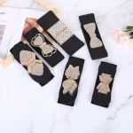 Ceinture en métal avec bande élastique pour femme, bel environnement, document doré, structure en métal, largeur 6cm, polyvalent, environnement serré