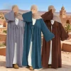 eid femmes musulmanes abaya modeste maxi robes à lacets abayas ramadan dubaï robes jalabiya caftan marocain saoudien cardigan robe